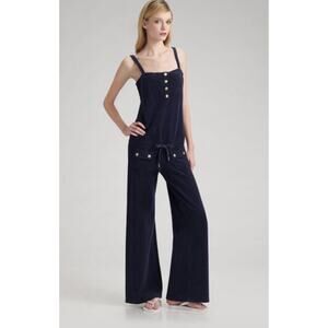 Juicy Couture Navy Terry Spaghetti Strap jumpsuit 
Size Medium
